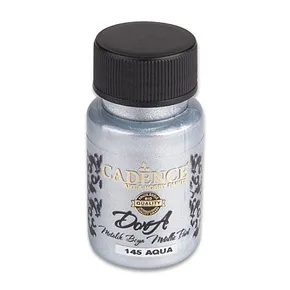 Cadence Dora Metallic 145 Aqua akrilfesték, ezüstös kék, 50 ml